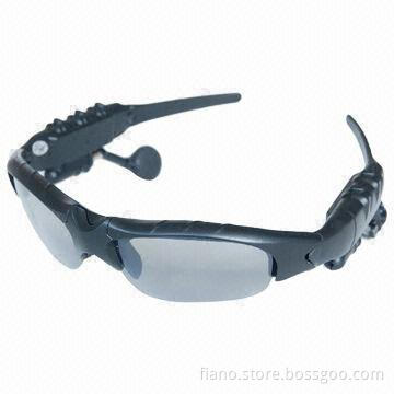 Sports Wireless Bluetooth Sunglasses, Headset, MP3 Player, with 4GB Memory Capacity